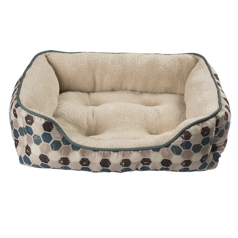 HY-12 Typis pongee rectanguli Cuddle Pet Bed